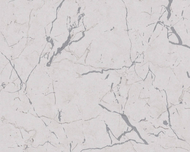 media image for Marble Structures Wallpaper in Grey/Metallic 257