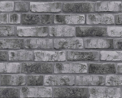 product image of Brick Wallpaper in Grey 592