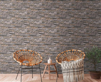 product image for Stone Deco Wallpaper in Beige/Brown 50