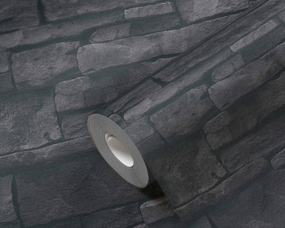 product image for Stone Deco Wallpaper in Black 64