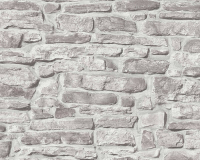 product image of Stone Brick Deco Wallpaper in Grey 522