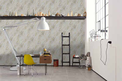 product image for Deco Stone Wallpaper in Gold/Grey 45