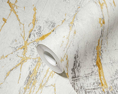 product image for Deco Stone Wallpaper in Gold/Grey 34