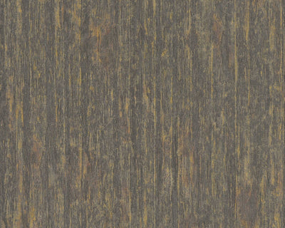 product image of Distressed Wallpaper in Brown/Metallic 521