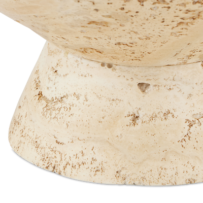 product image for Lubo Travertine Bowl By Currey Company Cc 1200 0811 6 96