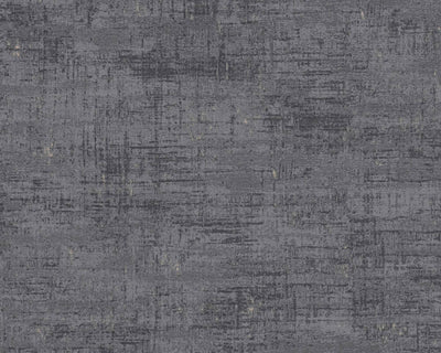 product image of Abstract Plaster-Style Distressed Wallpaper in Black/Gold/Grey 580