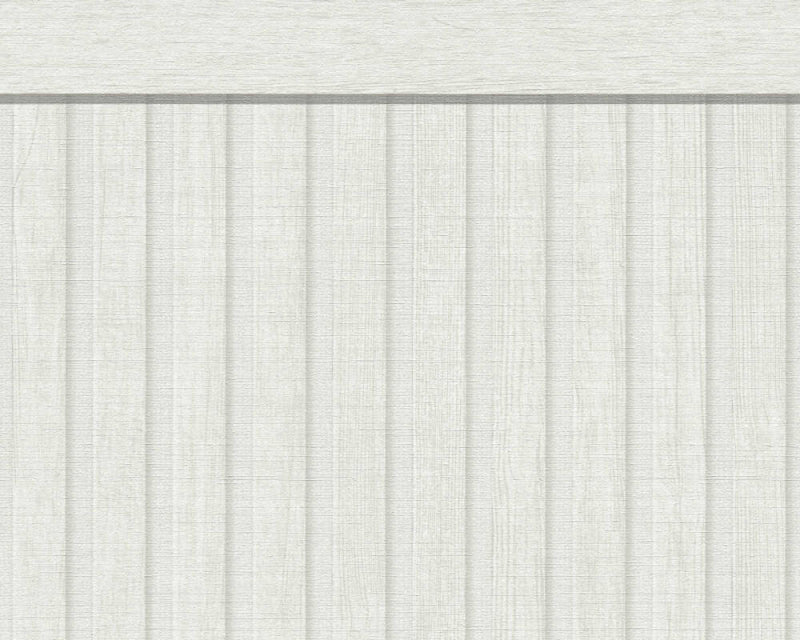 media image for Wood Stripe & Solid Wallpaper in Grey/White 247