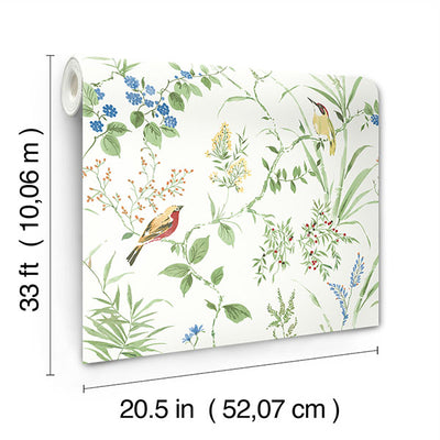 product image for Imperial Garden Green Botanical Wallpaper 15