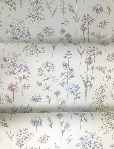 product image for Bergamot Lavender Wildflower Wallpaper 39