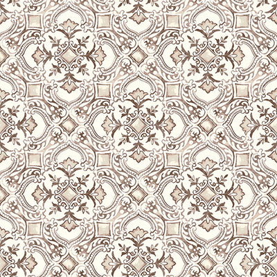 product image for Marjoram Blush Floral Tile Wallpaper 1