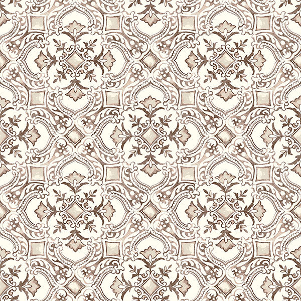media image for Marjoram Blush Floral Tile Wallpaper 247