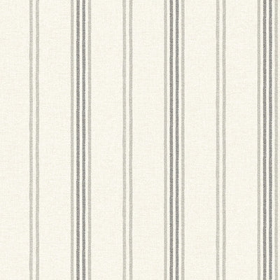 product image for Lovage Charcoal Linen Stripe Wallpaper 72