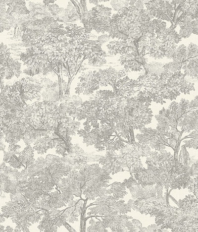 product image for Spinney Grey Toile Wallpaper 32