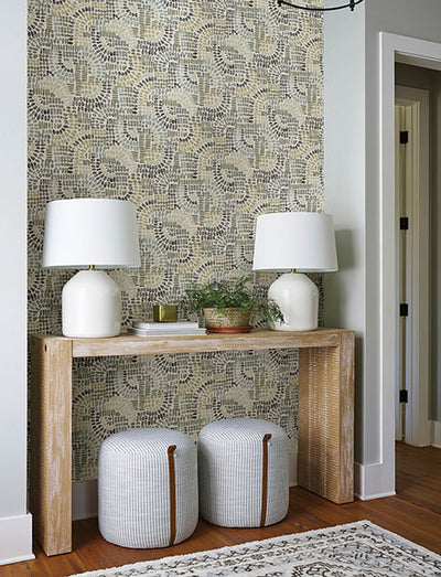 product image for Wanderer Evergreen Mosiac Wallpaper 46