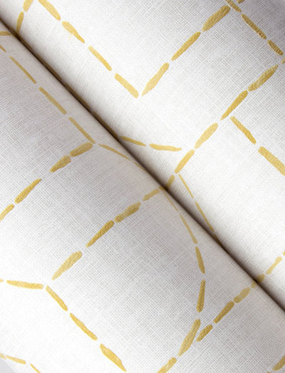product image for Integrity Yellow Arched Outlines Wallpaper 52