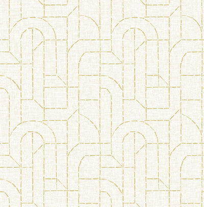 product image for Integrity Yellow Arched Outlines Wallpaper 84