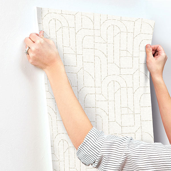 media image for Integrity Dove Arched Outlines Wallpaper 240