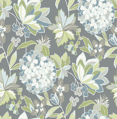product image for Valdivian Aqua Floral Wallpaper 97