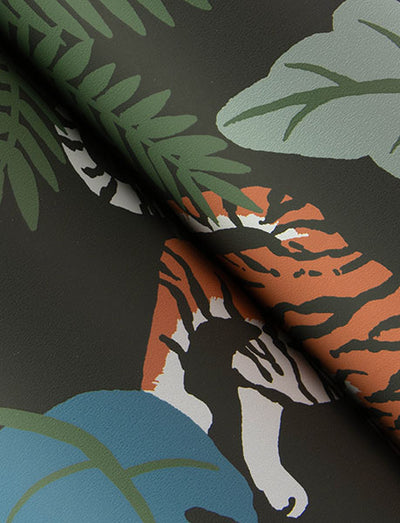 product image for Caspian Grey Jungle Prowl Wallpaper 75