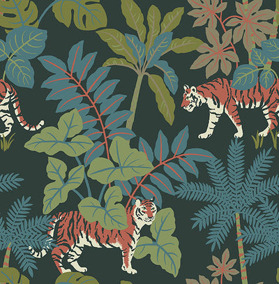 product image of Caspian Evergreen Jungle Prowl Wallpaper 577