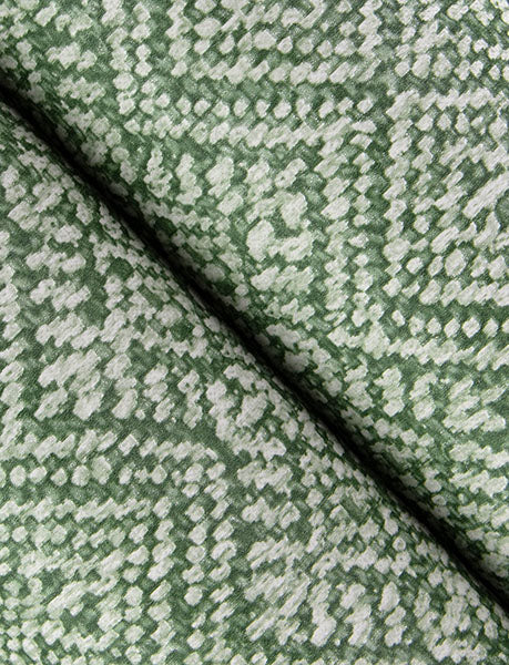 media image for Gallivant Green Woven Geometric Wallpaper 246