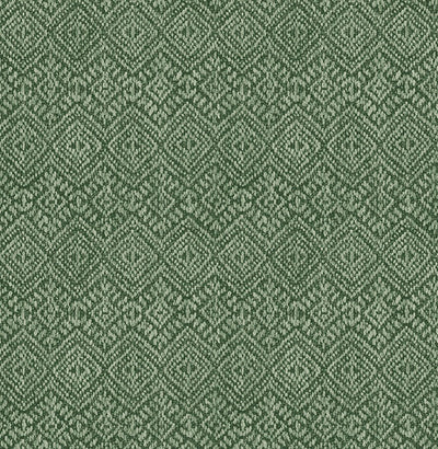 product image of Gallivant Green Woven Geometric Wallpaper 577