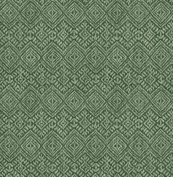 media image for Gallivant Green Woven Geometric Wallpaper 248