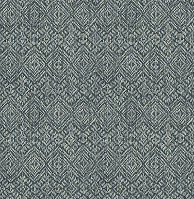 product image for Gallivant Indigo Woven Geometric Wallpaper 5
