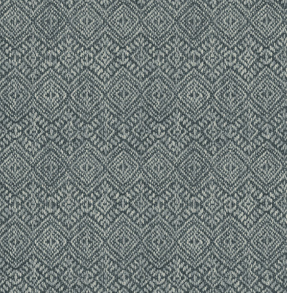 media image for Gallivant Indigo Woven Geometric Wallpaper 276