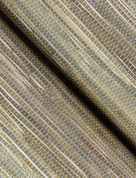 media image for Exhale Olive Woven Faux Grasscloth Wallpaper 230