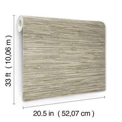 product image for Exhale Olive Woven Faux Grasscloth Wallpaper 52