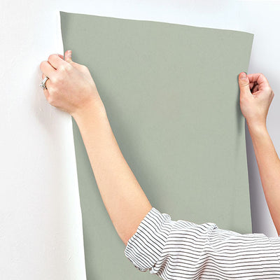 product image for Parget Vår Light Green Textured Wallpaper 9