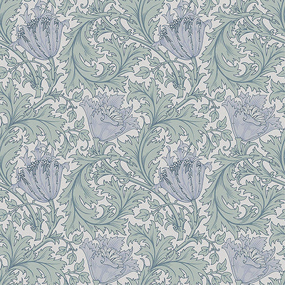 product image for Anemone Blue Floral Trail Wallpaper 52