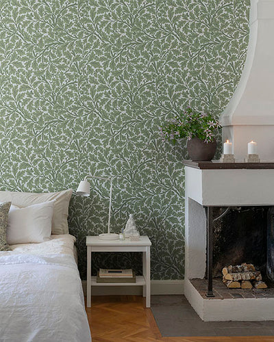 product image for Oak Tree Green Leaf Wallpaper 80