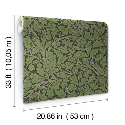 product image for Oak Tree Black Leaf Wallpaper 16
