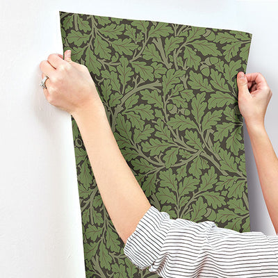 product image for Oak Tree Black Leaf Wallpaper 56