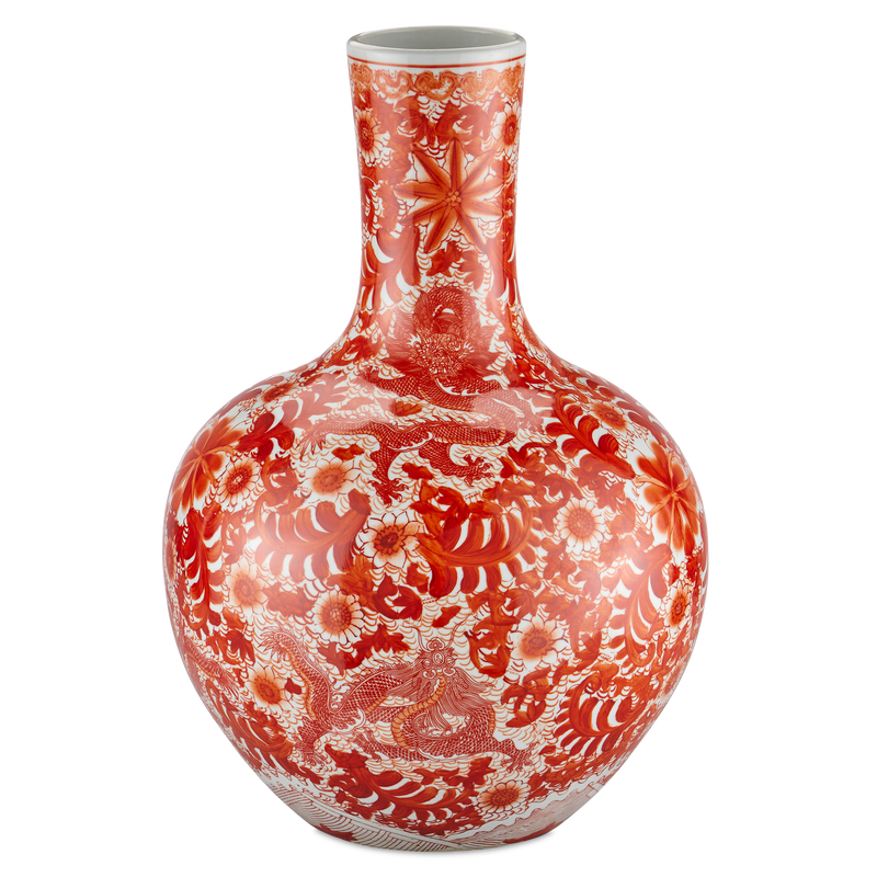 media image for Biarritz Coral Fern Long Neck Vase By Currey Company Cc 1200 0845 2 247
