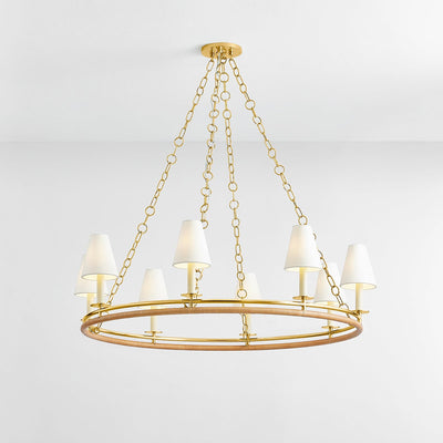product image for Swanton 8 Light Chandelier By Hudson Valley Lighting 4408 Agb 2 32
