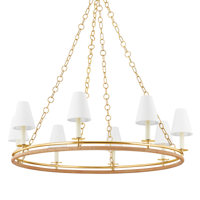 product image for Swanton 8 Light Chandelier By Hudson Valley Lighting 4408 Agb 1 97