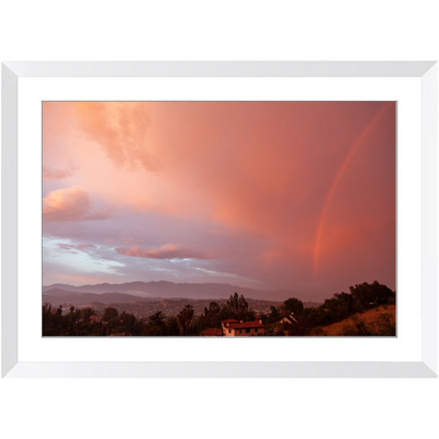 product image for Pink Rainbow Framed Print 28