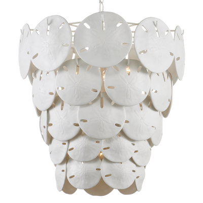 product image for Tulum White Chandelier By Currey Company Cc 9000 1113 3 91