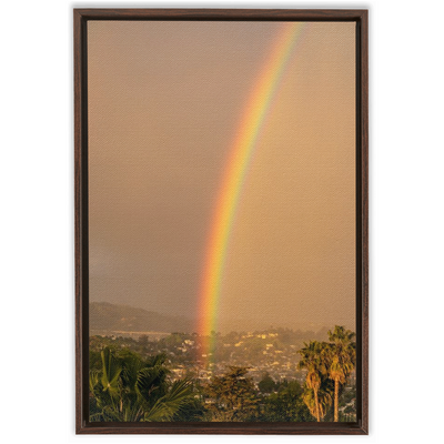 product image for Rainbow 2 Framed Stretched Canvas 42