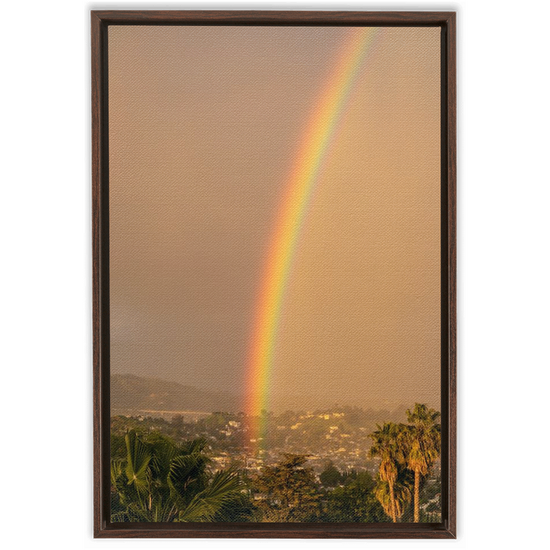 media image for Rainbow 2 Framed Stretched Canvas 290