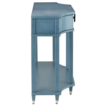 product image for Maya Blue Console Table By Currey Company Cc 3000 0283 3 93