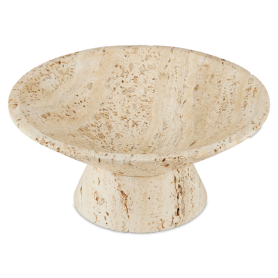 product image for Lubo Travertine Bowl By Currey Company Cc 1200 0811 3 20