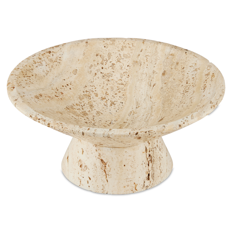 media image for Lubo Travertine Bowl By Currey Company Cc 1200 0811 3 225