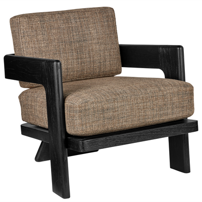 product image for Theo Lounge Chair Rig Otter By Currey Company Cc 7000 0752 2 33