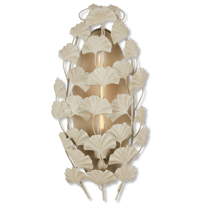 product image of Maidenhair Ivory Wall Sconce By Currey Company Cc 5000 0230 1 58