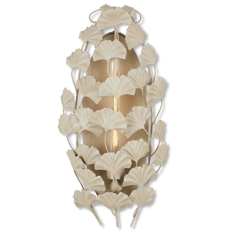 media image for Maidenhair Ivory Wall Sconce By Currey Company Cc 5000 0230 1 254