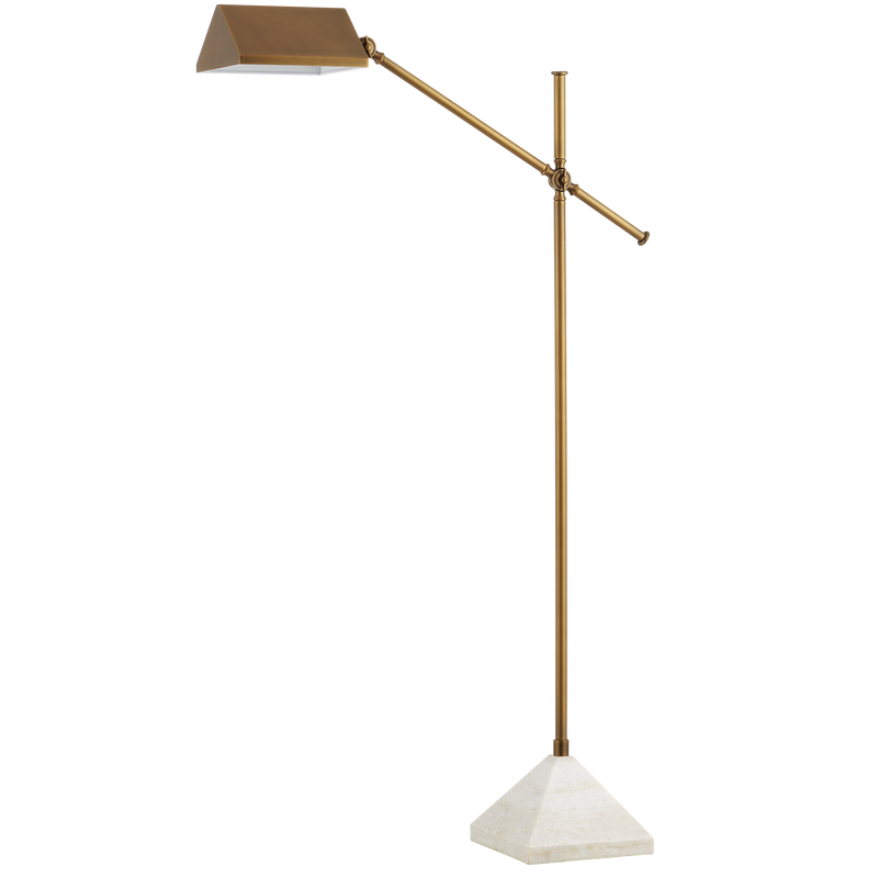 media image for Repertoire Brass Floor Lamp By Currey Company Cc 8000 0134 2 270